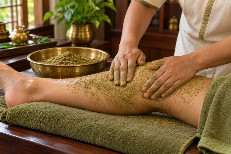 Ayurvedic Herbal Powder Massage